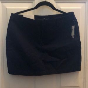 Navy Chino miniskirt